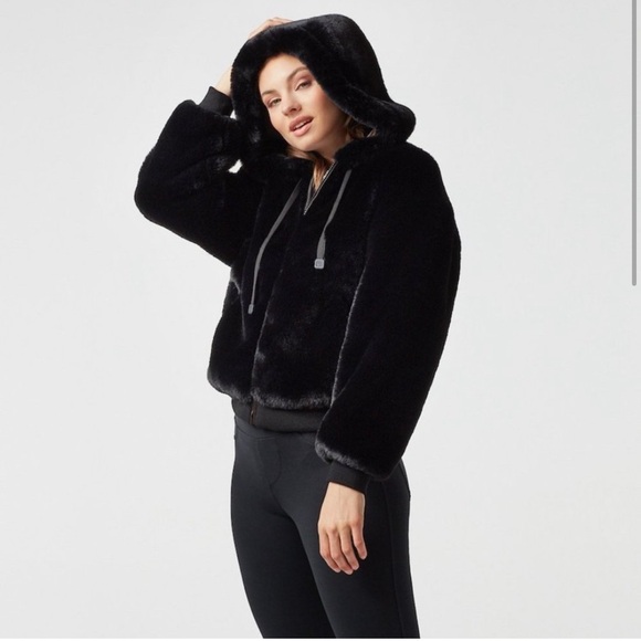 Blanc noir xsmall xs fur jacket - Picture 5 of 6